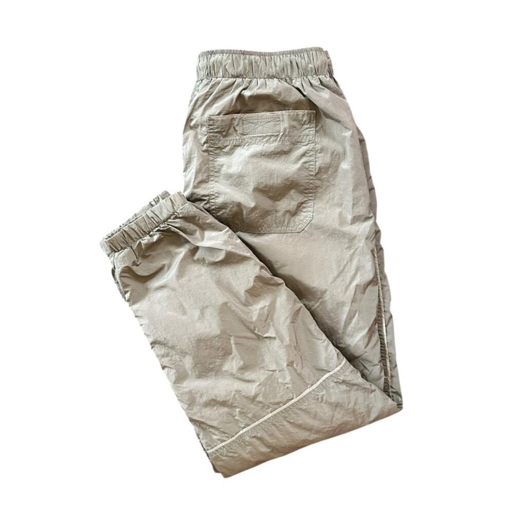 Urban Outfitters Beige Taupe Nylon Mesh-Lined Joggers Sz L